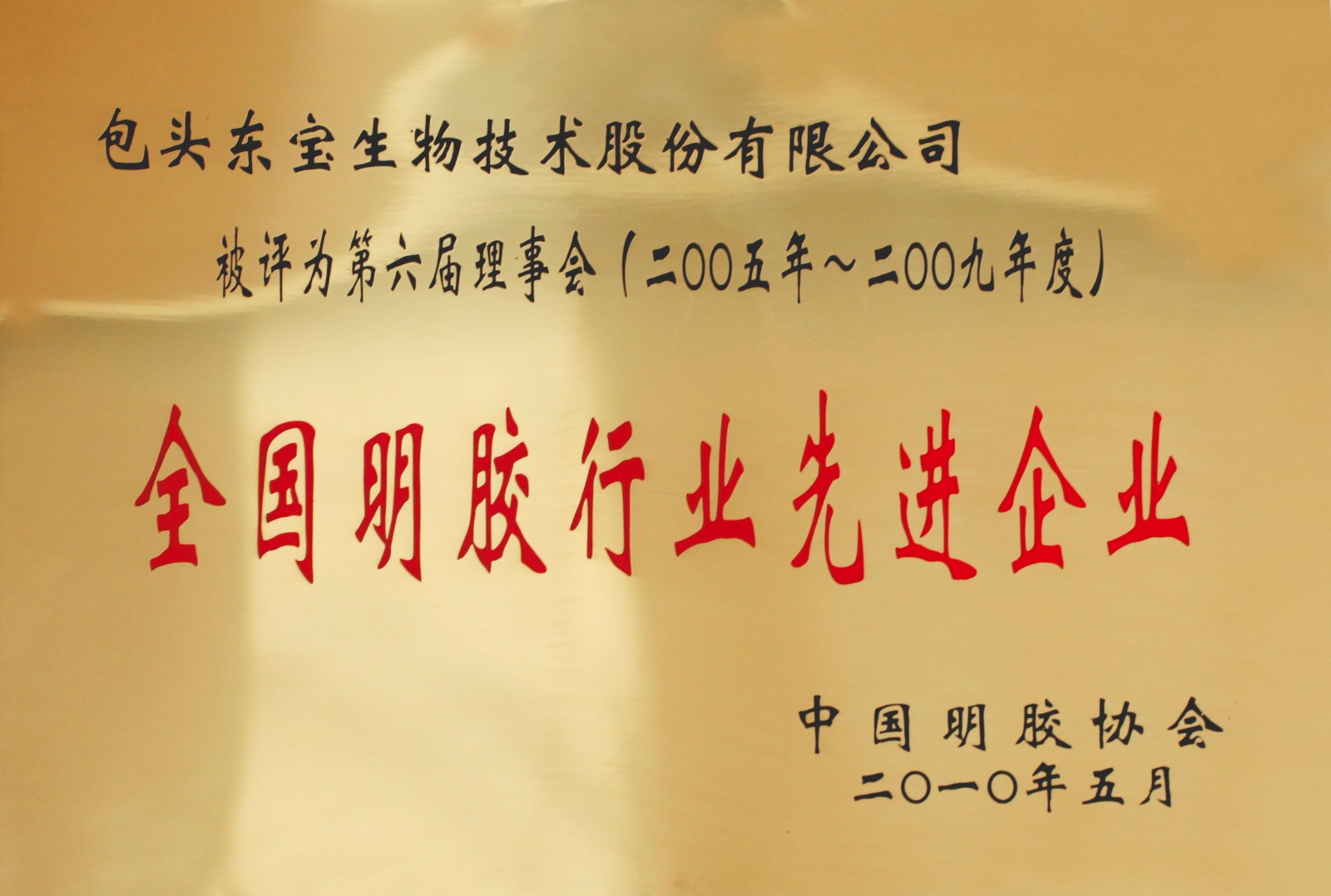 全国明胶行业先进企业